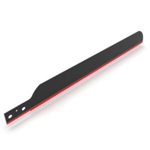 Portable power hacksaw blades with tungsten carbide teeth